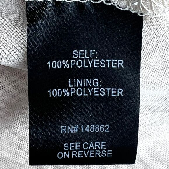 Torrid Ivory Blush Swiss Dot Surplice Babydoll Blouse Top Women's Size 1X - Picture 8 of 10